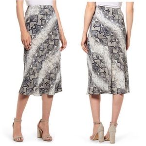 Sanctuary snake skin pattern midi long skirt. NWT Size XS